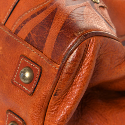 Mulberry Grained Calfskin Tooled Darwin Bayswater Oak 9 of 25