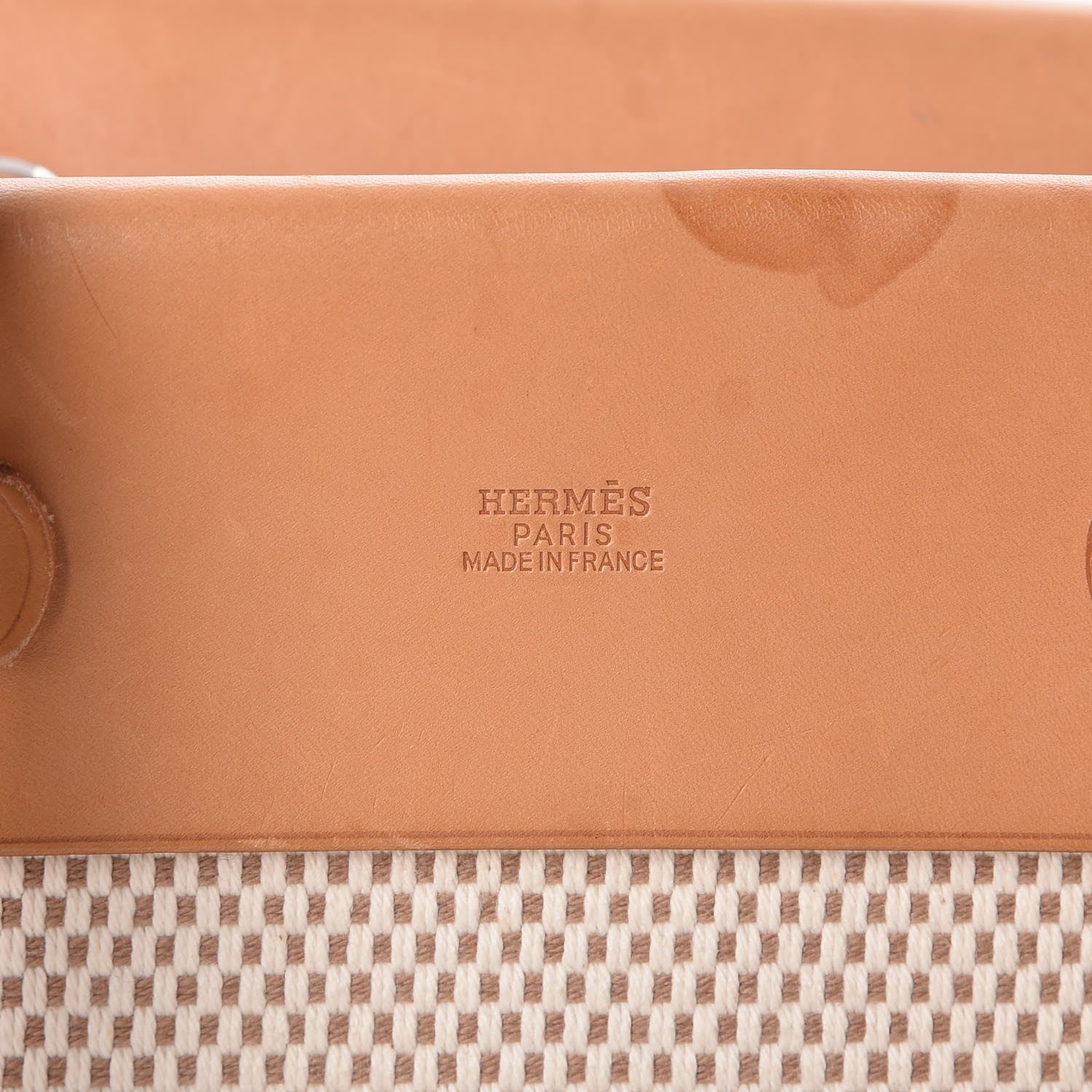 Hermes Toile Herbag Cabas Sand 9 of 11