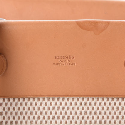 Hermes Toile Herbag Cabas Sand 9 of 11