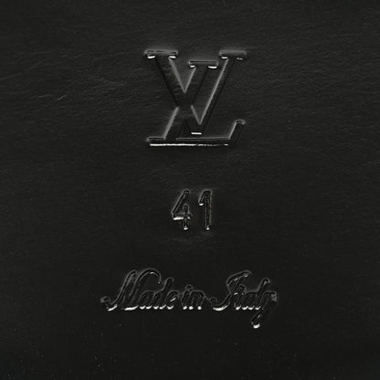 Louis Vuitton Calfskin Monogram Discovery Flat Ankle Boots 41 Black 6 of 12