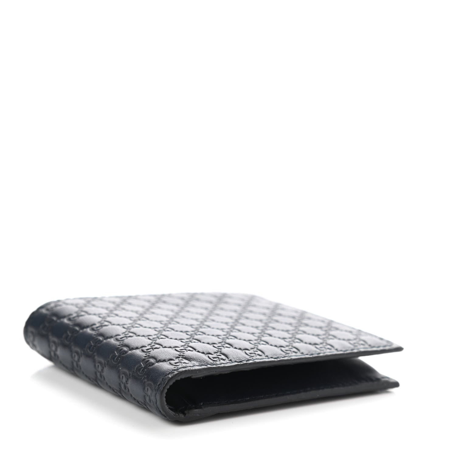 Gucci Microguccissima Mens Bi-Fold Wallet Navy 4 of 9