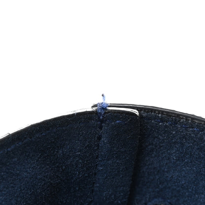 Celine Soft Grained Calfskin Small Belt Cabas Phantom Deep Blue 12 of 16
