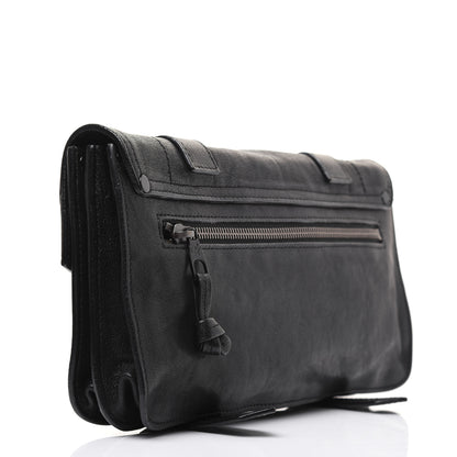 Proenza Schouler Lambskin PS1 Pochette Clutch Black 3 of 17