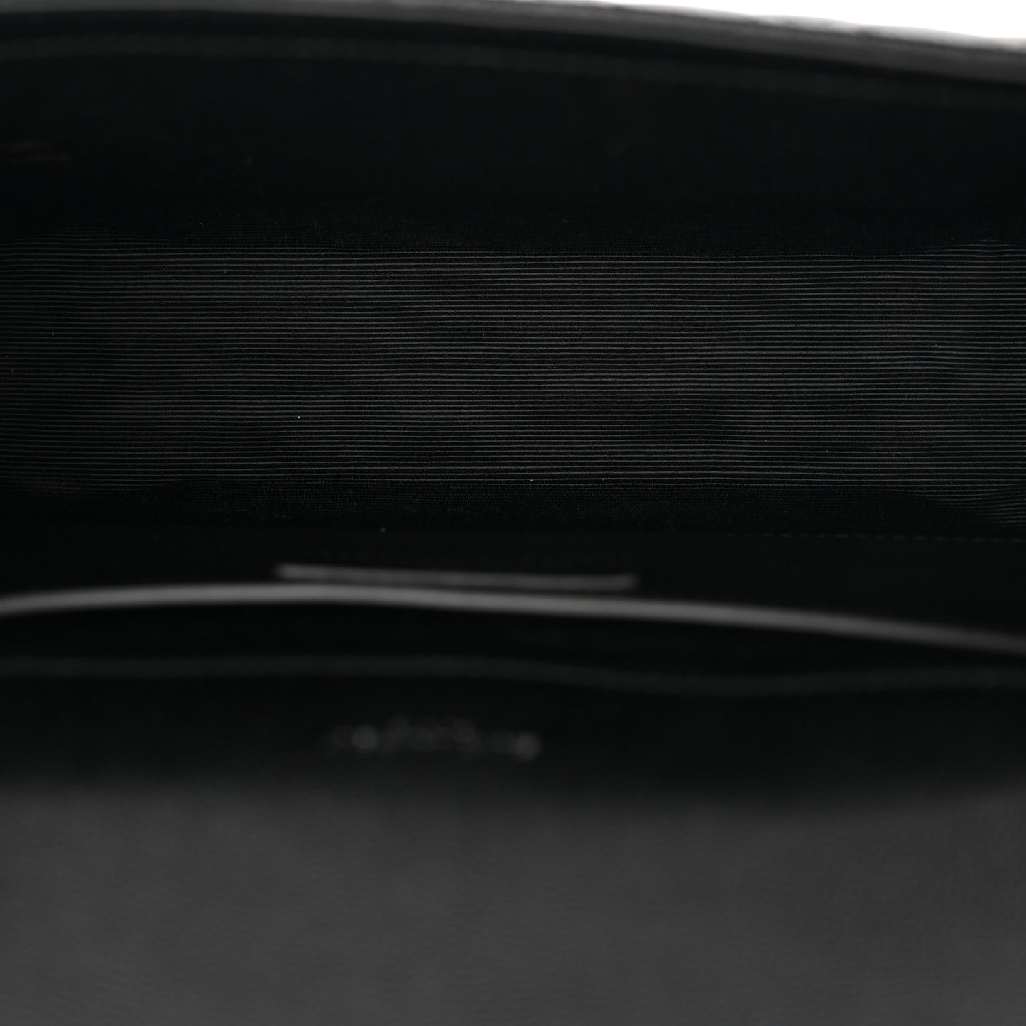 Grain De Poudre Textured Mixed Matelasse Triquilt Medium Monogram Satchel Black