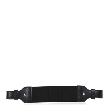 Fendi Calfskin Elastic FF Mini Strap Black 2 of 4