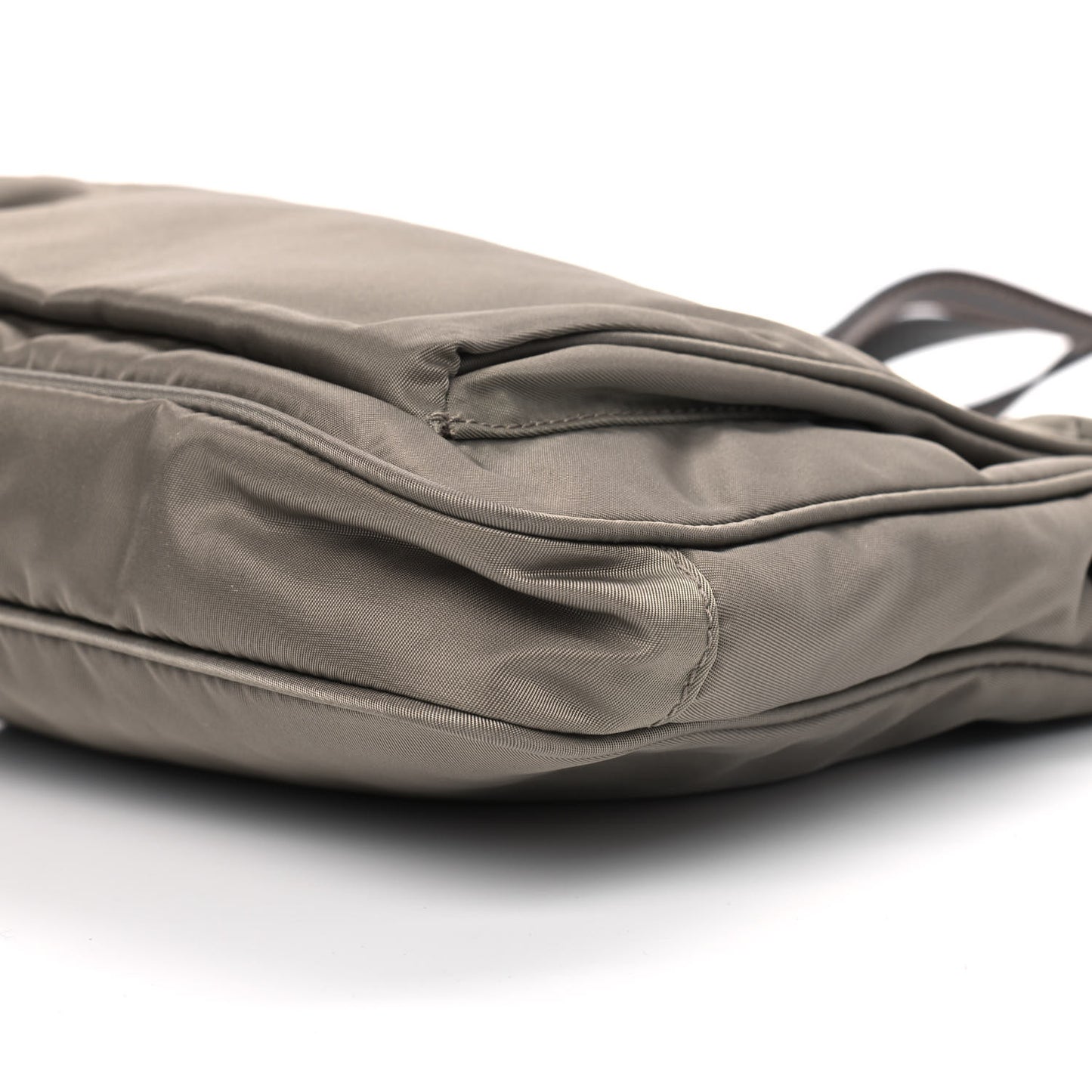 Tessuto Nylon Saffiano Pocket Messenger Bag Mimetico