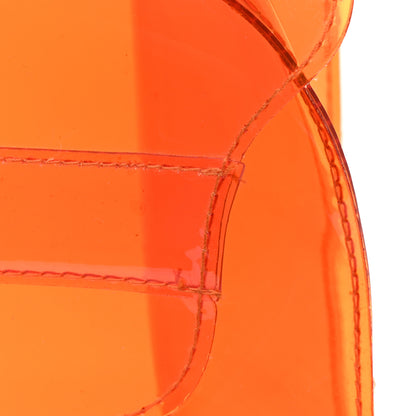 Hermes Vinyl Souvenir De L'Exposition Kelly Orange 16 of 19