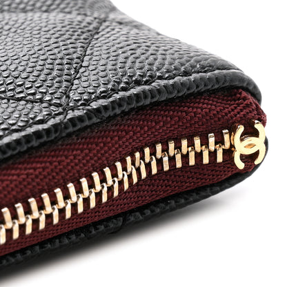 Chanel Caviar Quilted Medium Cosmetic Case Black 10 of 11