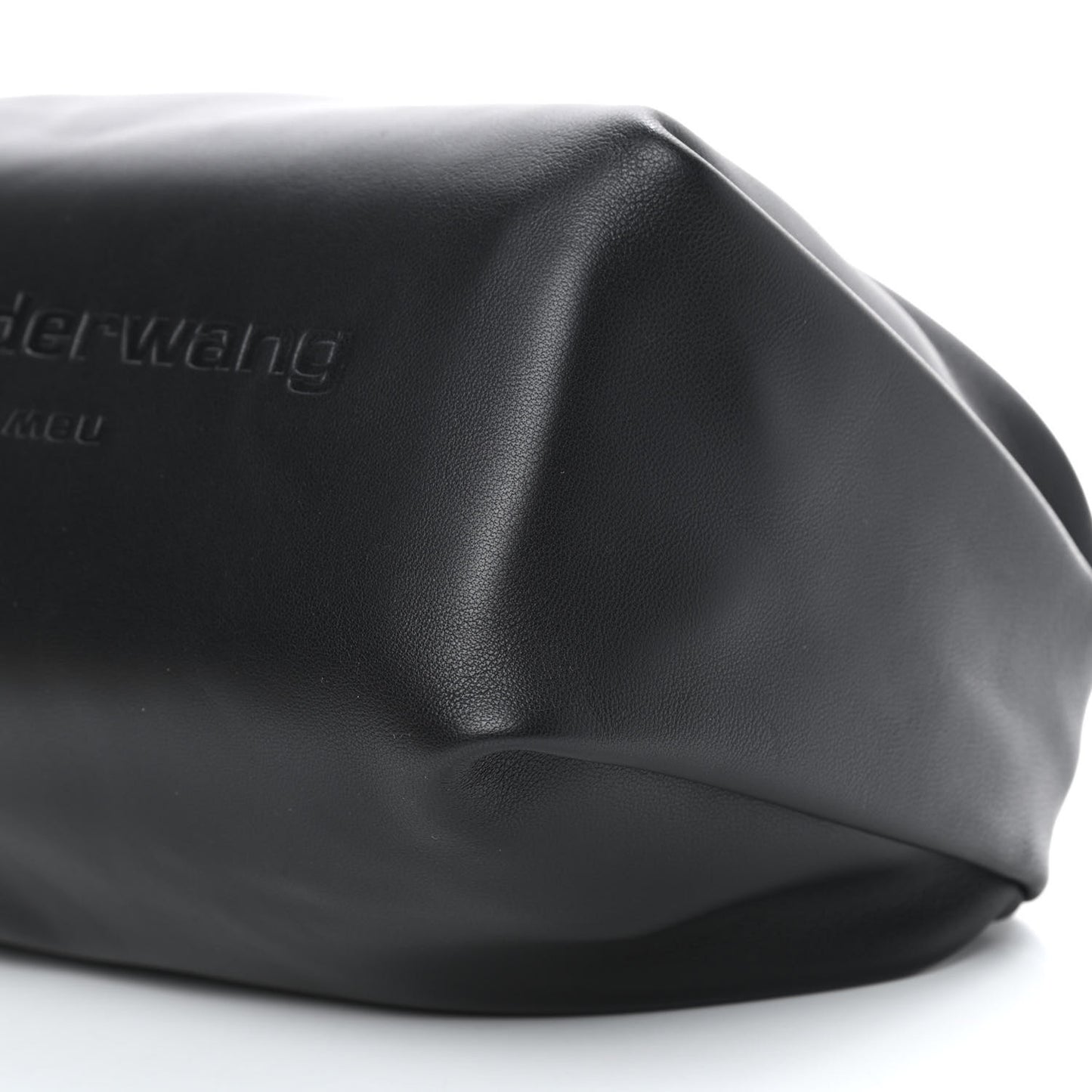 Lambskin Mini Scrunchie Bag Black