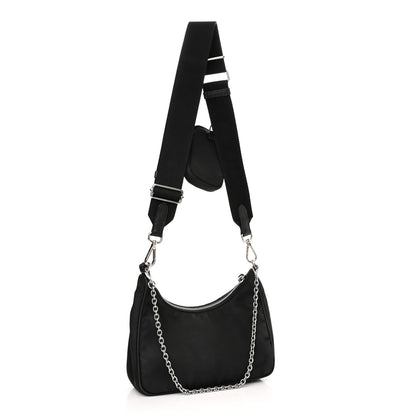 Prada Nylon Re-Edition 2005 Shoulder Bag Black 3 of 11