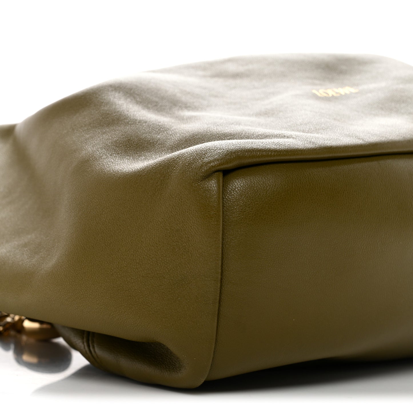 Mellow Nappa Small Squeeze Bag Olive