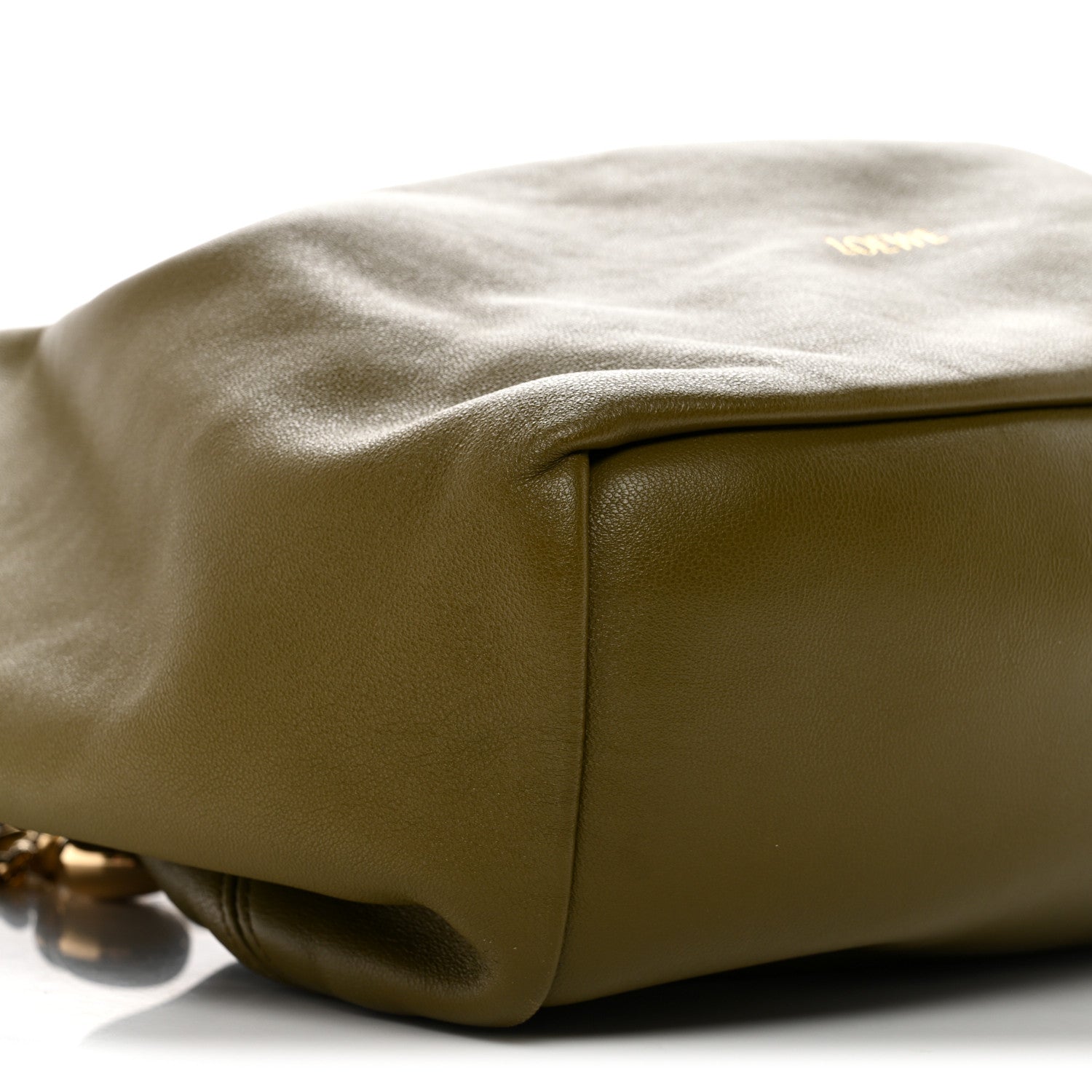 Loewe Mellow Nappa Small Squeeze Bag Olive 8 of 14