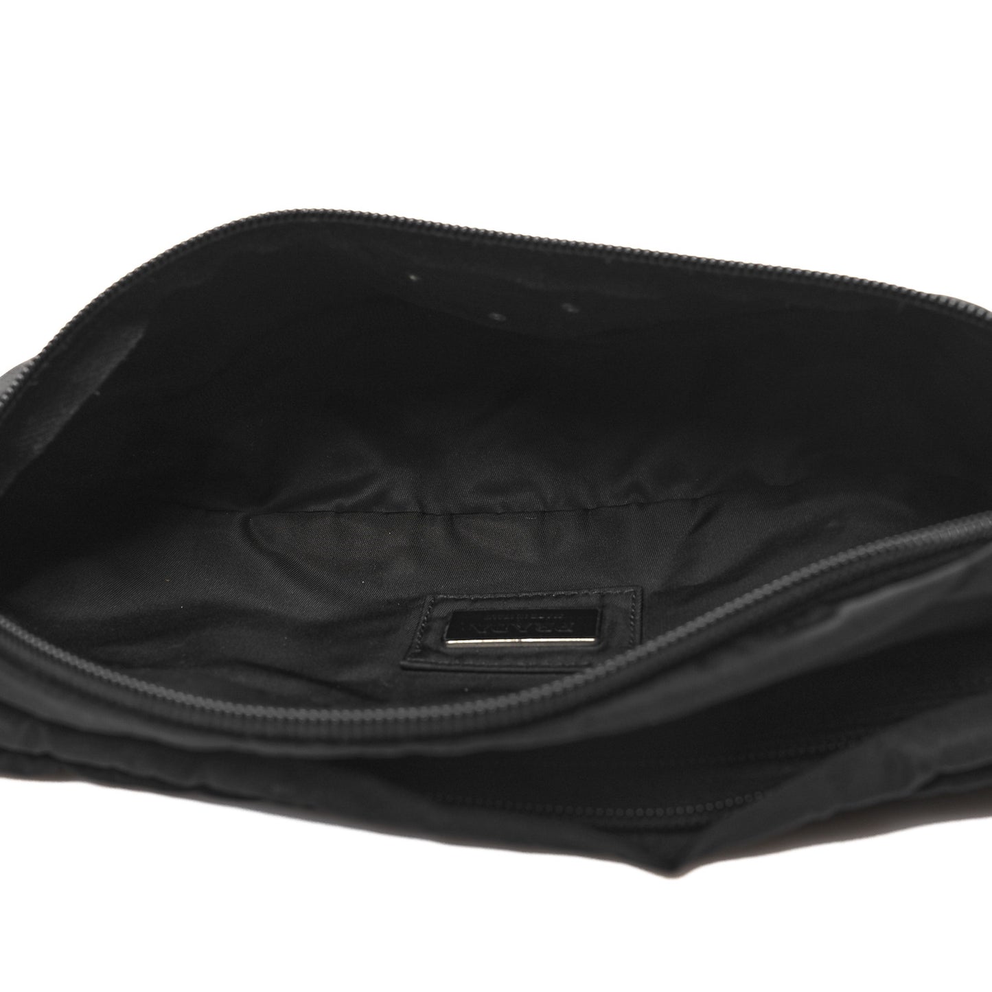 Tessuto Nylon Montagna Belt Bag Black