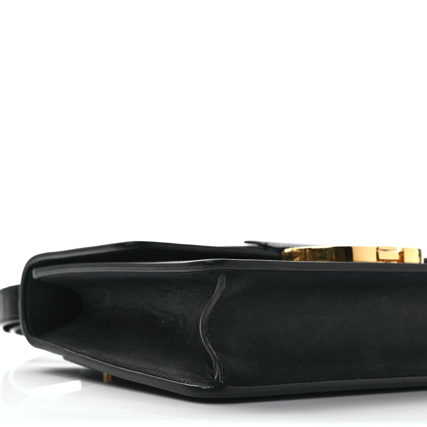 Smooth Calfskin 30 Montaigne Flap Bag Black