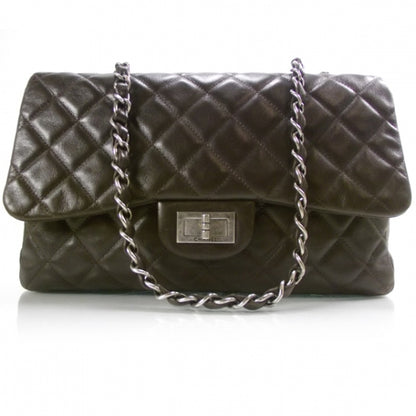 Chanel Washed Lambskin Hybrid Jumbo Flap Dark Brown 1 of 11