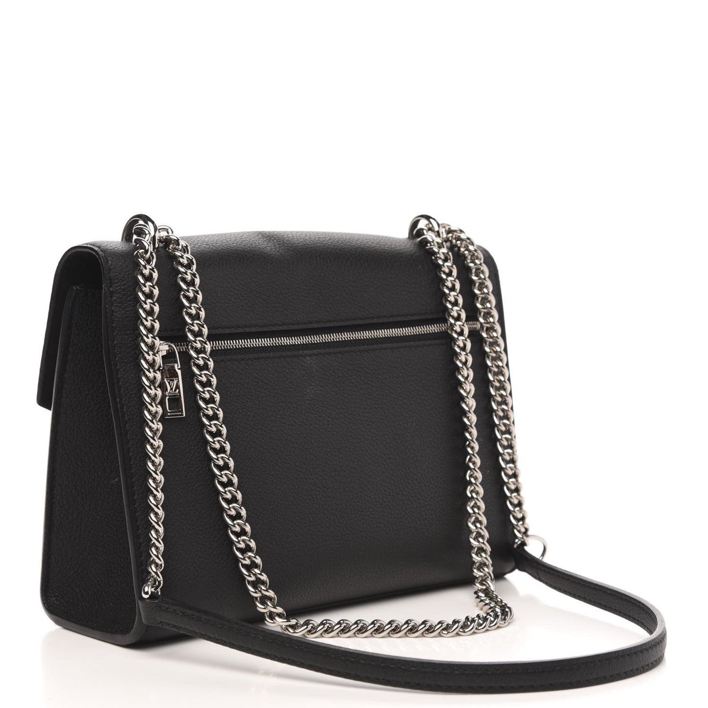 Soft Calfskin My Lockme Chain Bag BB Black