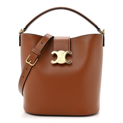 Celine Smooth Calfskin Triomphe Medium Louise Bag Tan 1 of 10