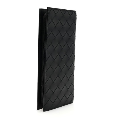 Bottega Veneta Nappa Intrecciato Zip Wallet Black 3 of 8