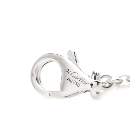 Cartier 18K White Gold Interlocking LOVE Bracelet 3 of 5