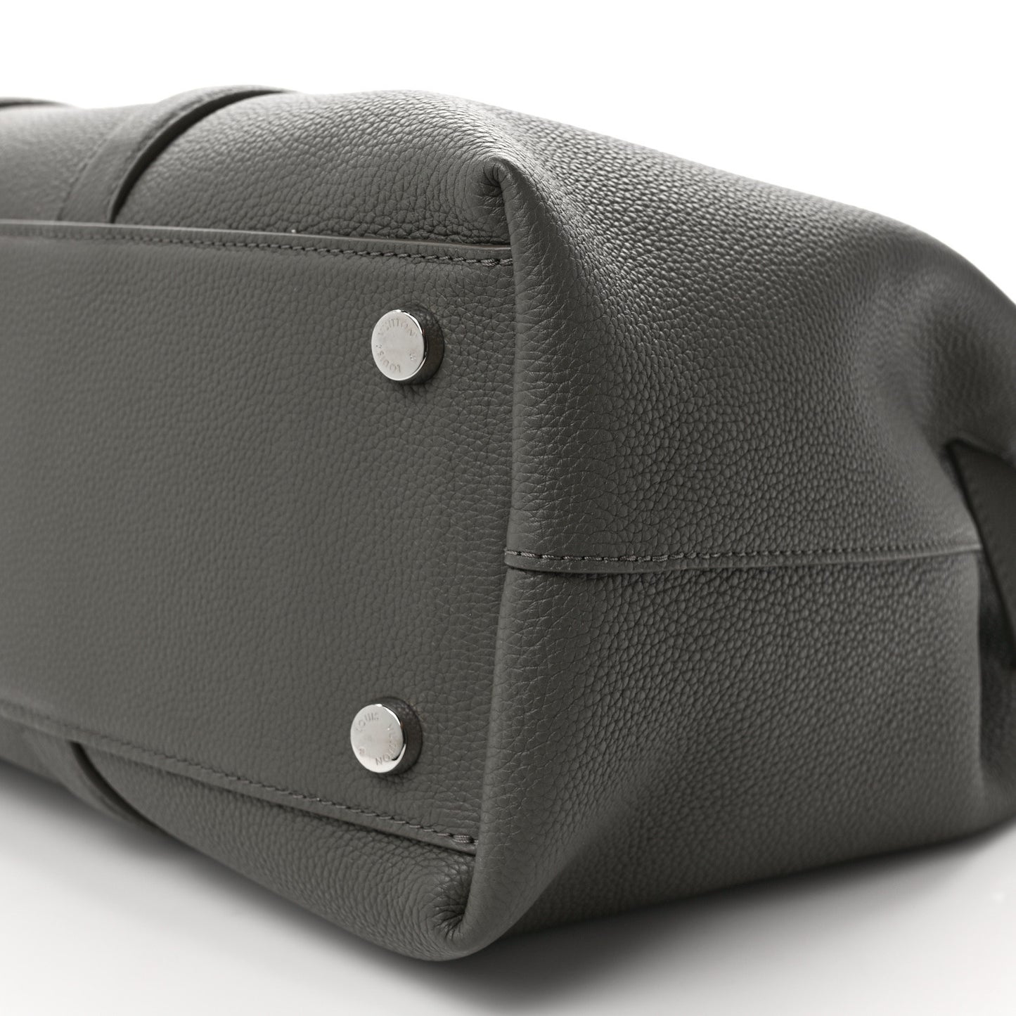 Millesime Calfskin Georges Tote MM Khaki
