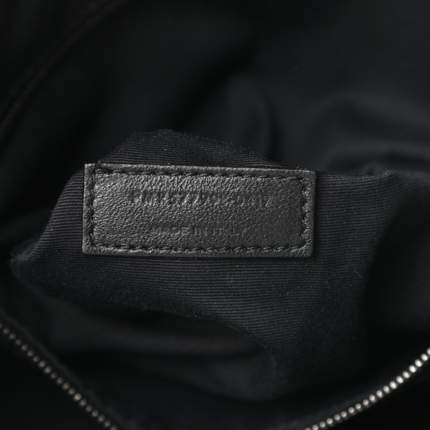 Crinkled Calfskin Matelasse Monogram Niki Shoulder Bag Black
