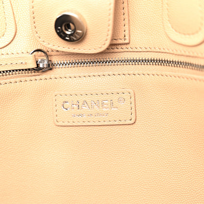 Chanel Caviar Stitched Large Shopping Tote Beige 6 of 10