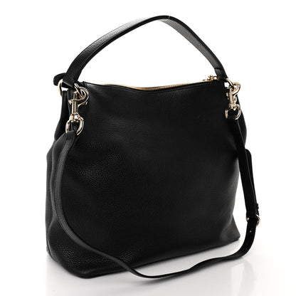 Gucci Pebbled Calfskin Large Soho Hobo Black 3 of 9
