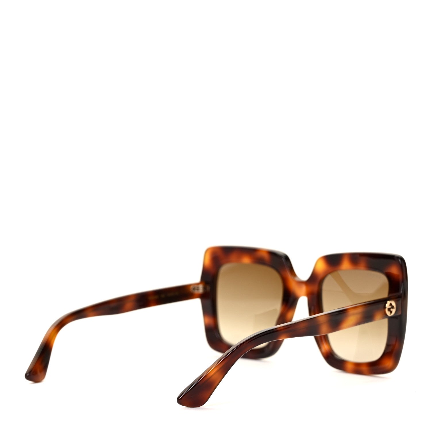 Gucci Acetate Oversize Sunglasses GG0328S Tortoise 4 of 7