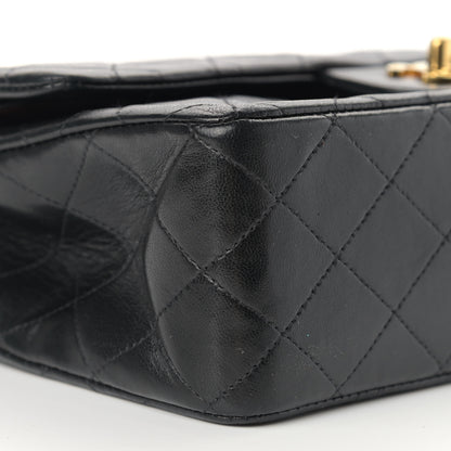 Chanel Lambskin Quilted Medium Double Flap Black 9 of 16
