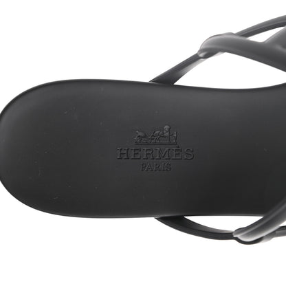 Hermes Nappa Womens Beach Sandals 38 Black 7 of 7