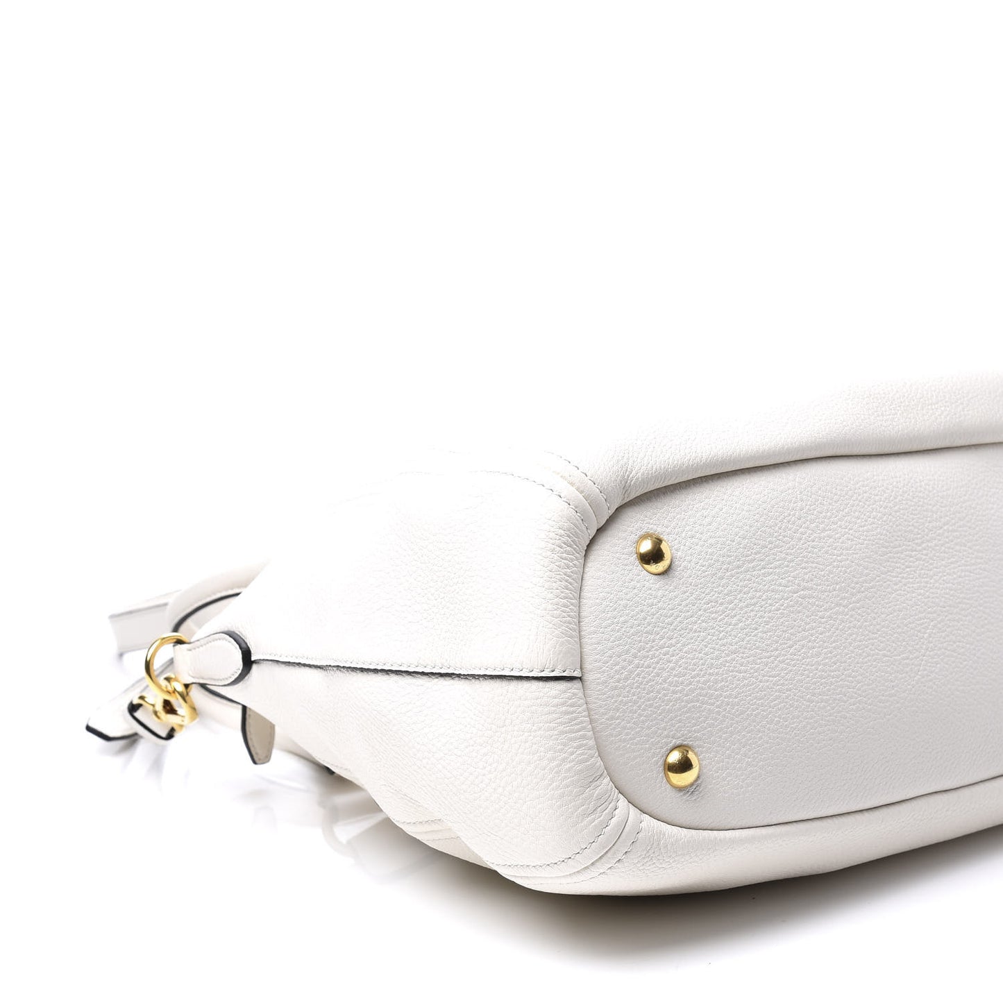 Vitello Phenix Shopping Tote Bianco