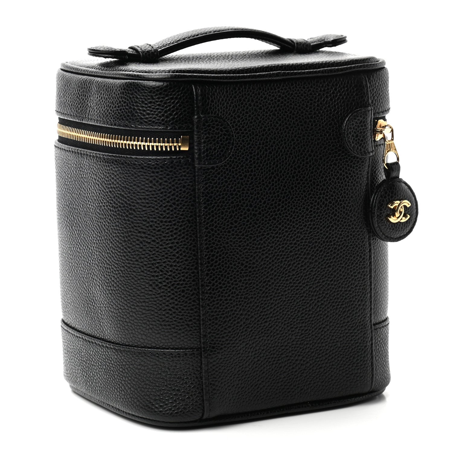 Chanel Caviar Vanity Cosmetic Case Black 3 of 7