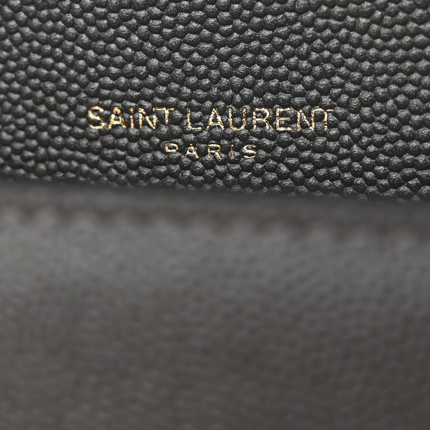 Saint Laurent Grain De Poudre Medium Classic Monogram Kate Tassel Satchel Grey 6 of 10