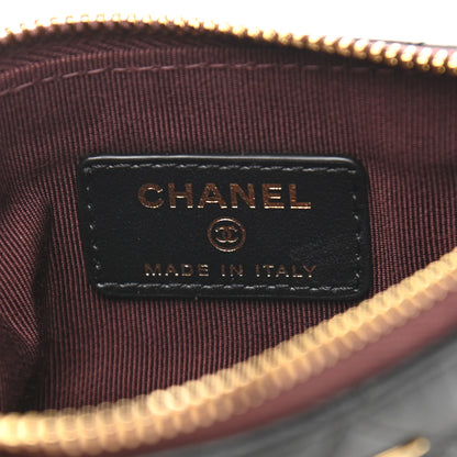 Chanel Aged Calfskin Quilted Small Reissue Cosmetic Case Black 6 of 9