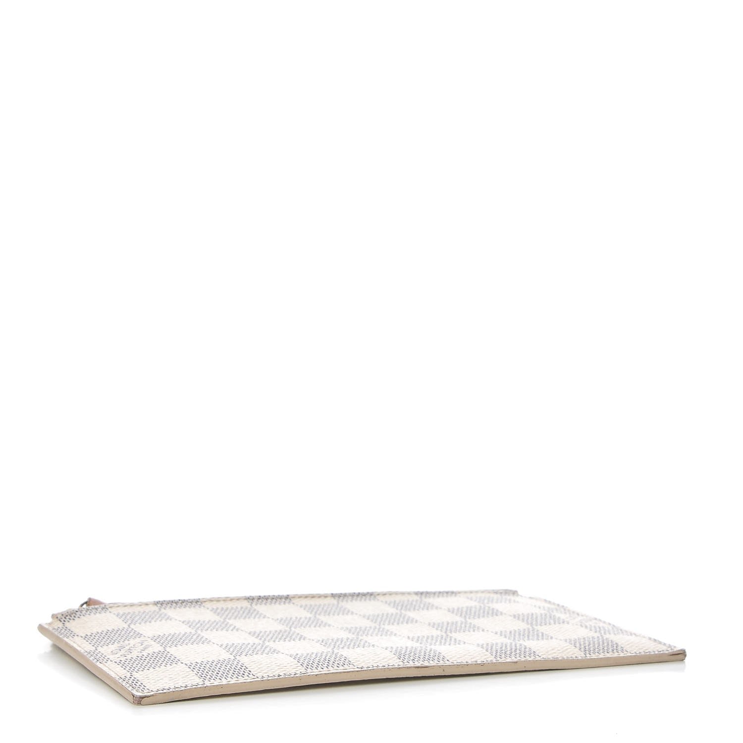 Louis Vuitton Damier Azur Felicie Chain Wallet Zippered Insert Rose Ballerine 4 of 6
