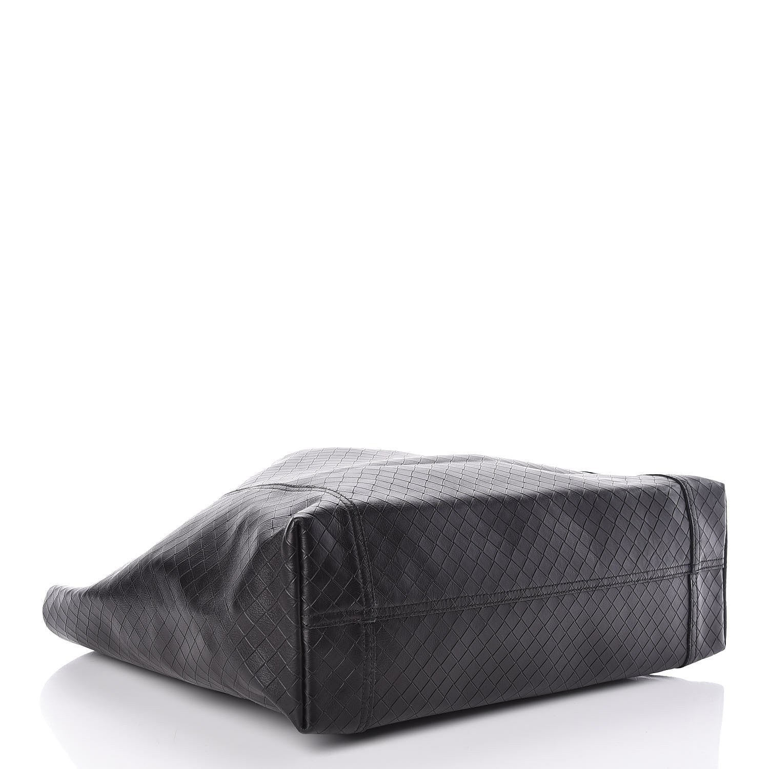 Bottega Veneta Calfskin Intrecciomirage Large Tote Black 4 of 9