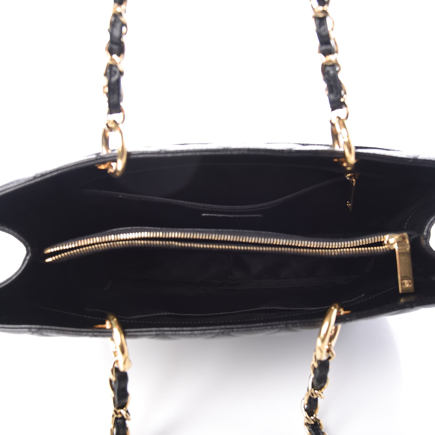 Chanel Caviar Quilted Grand Shopping Tote GST Black 7 of 9