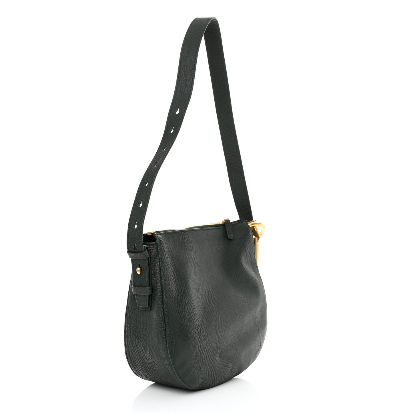 Grainy Calfskin Small Knight Bag Vine