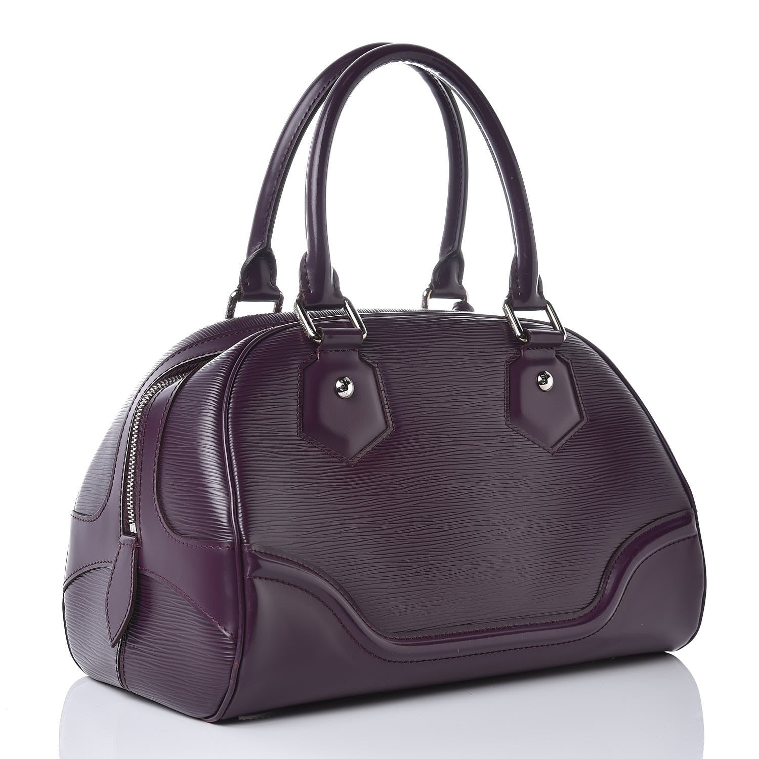 Louis Vuitton Epi Bowling Montaigne PM Cassis 3 of 7