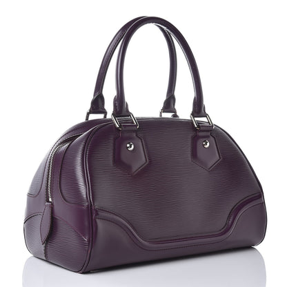 Louis Vuitton Epi Bowling Montaigne PM Cassis 3 of 7