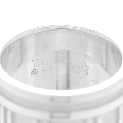Tiffany Sterling Silver 12mm Atlas Band Ring 51 5.75 4 of 4
