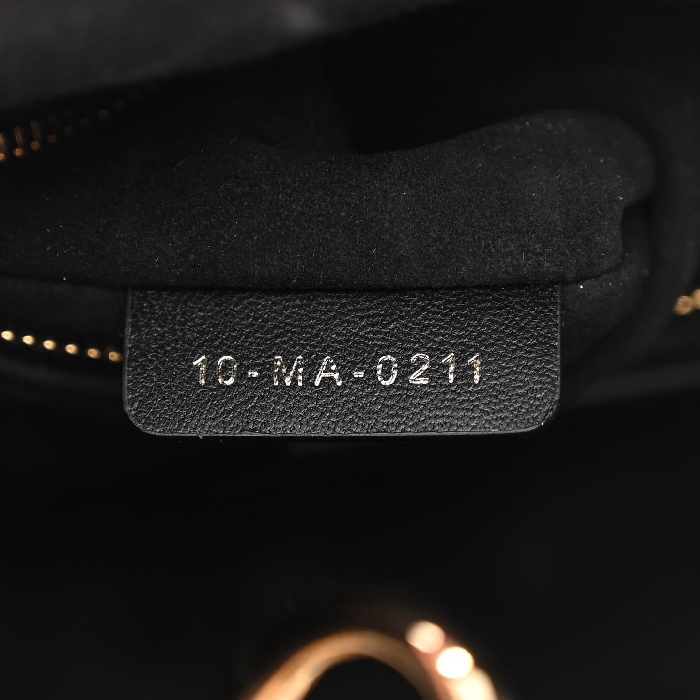 Lambskin Cannage Small My ABCDior Lady Dior Black