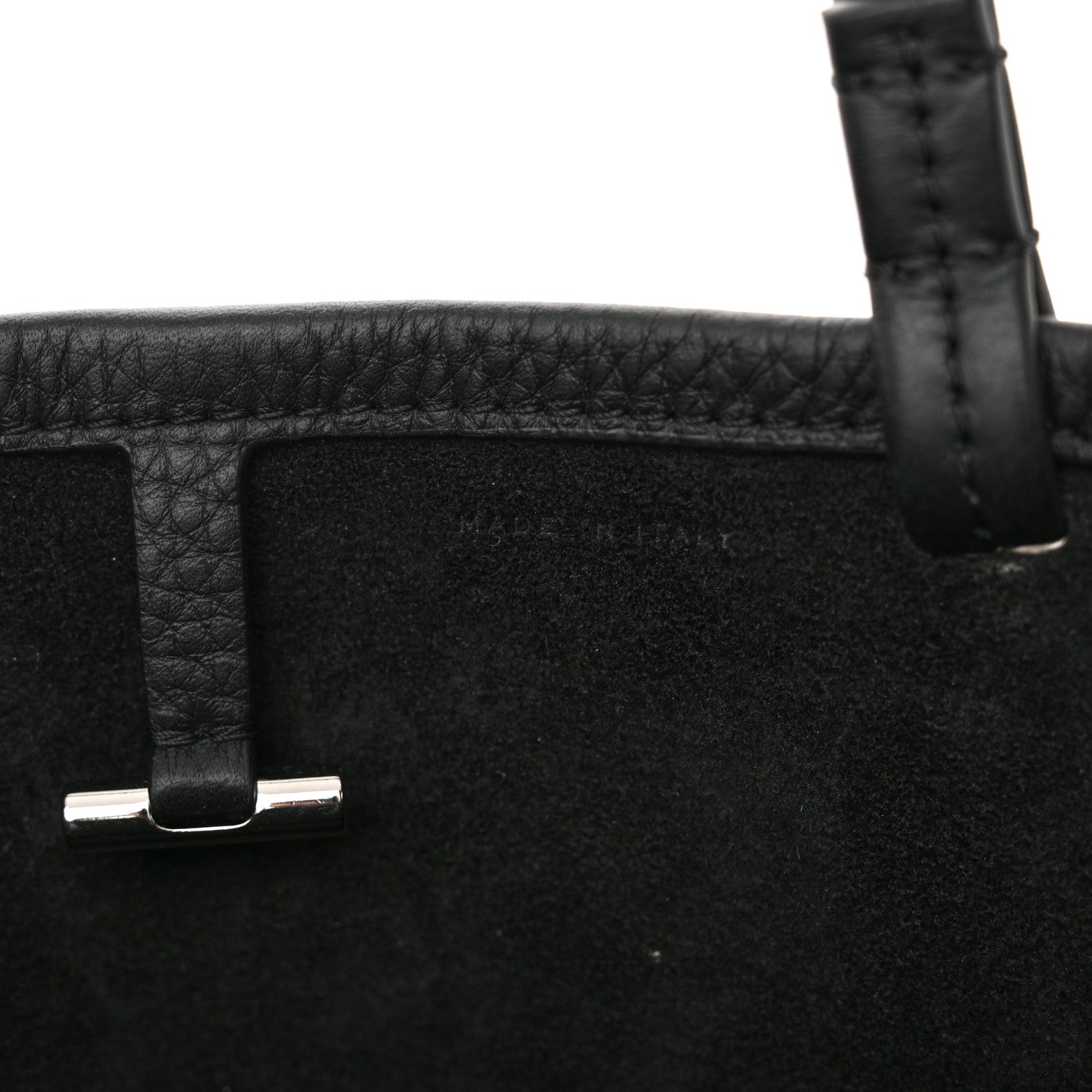 The Row Grained Calfskin Small Park Tote Black 6 of 11