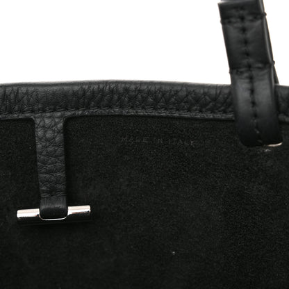 The Row Grained Calfskin Small Park Tote Black 6 of 11