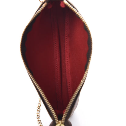 Louis Vuitton Damier Ebene Mini Pochette Accessories 7 of 9