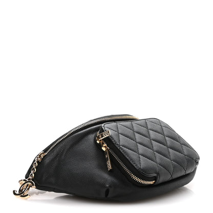 Chanel Caviar Quilted Business Affinity Waist Belt Bag Black 4 of 10