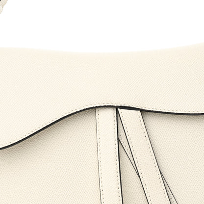 Christian Dior Grained Calfskin Saddle Bag Latte 8 of 15