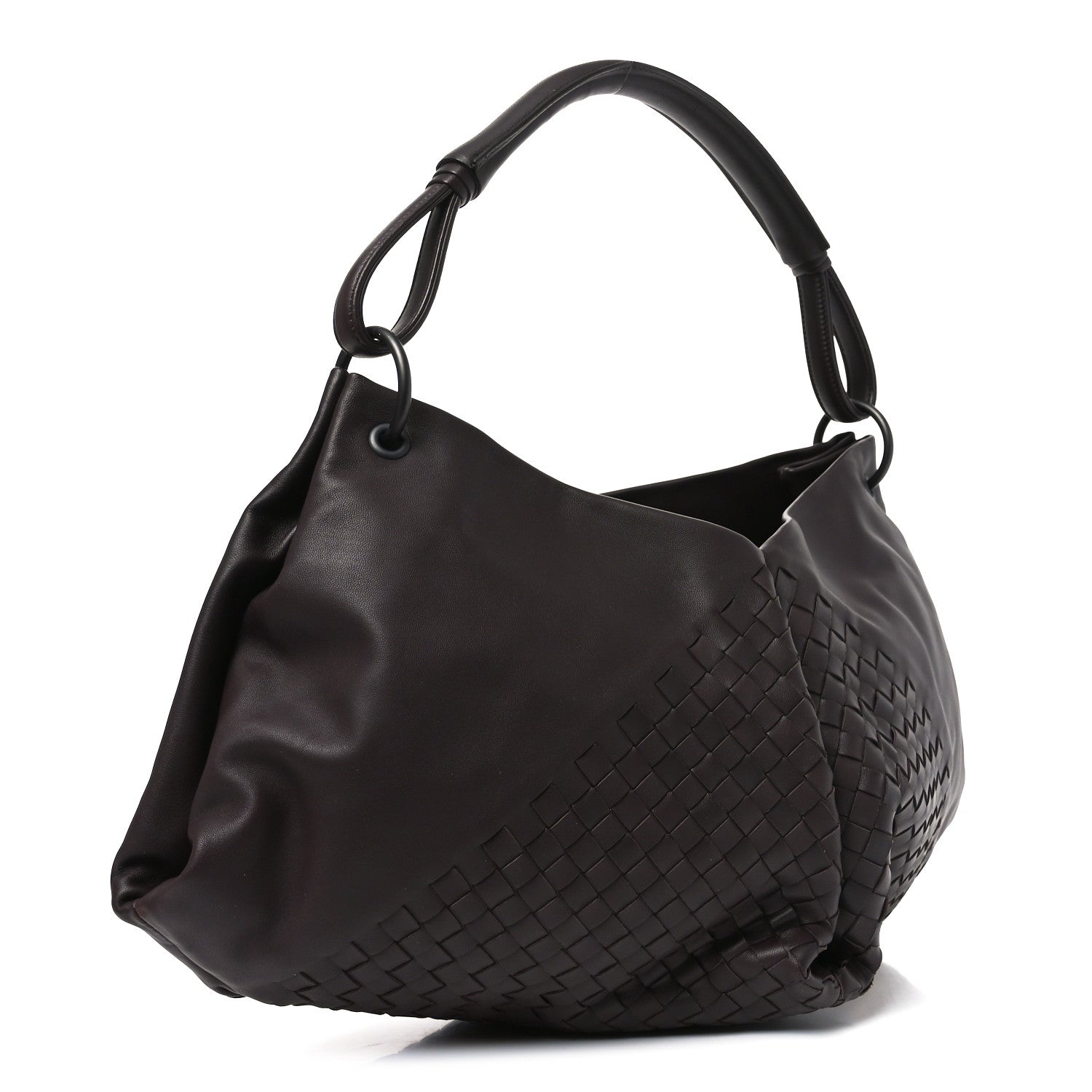 Bottega Veneta Intrecciato Nappa Aquilone Fortune Cookie Hobo Ebano 3 of 12