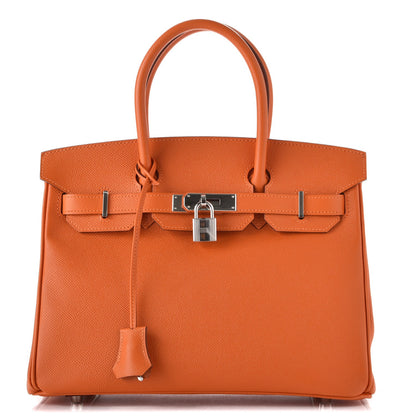 Hermes Epsom Birkin 30 Orange 1 of 36