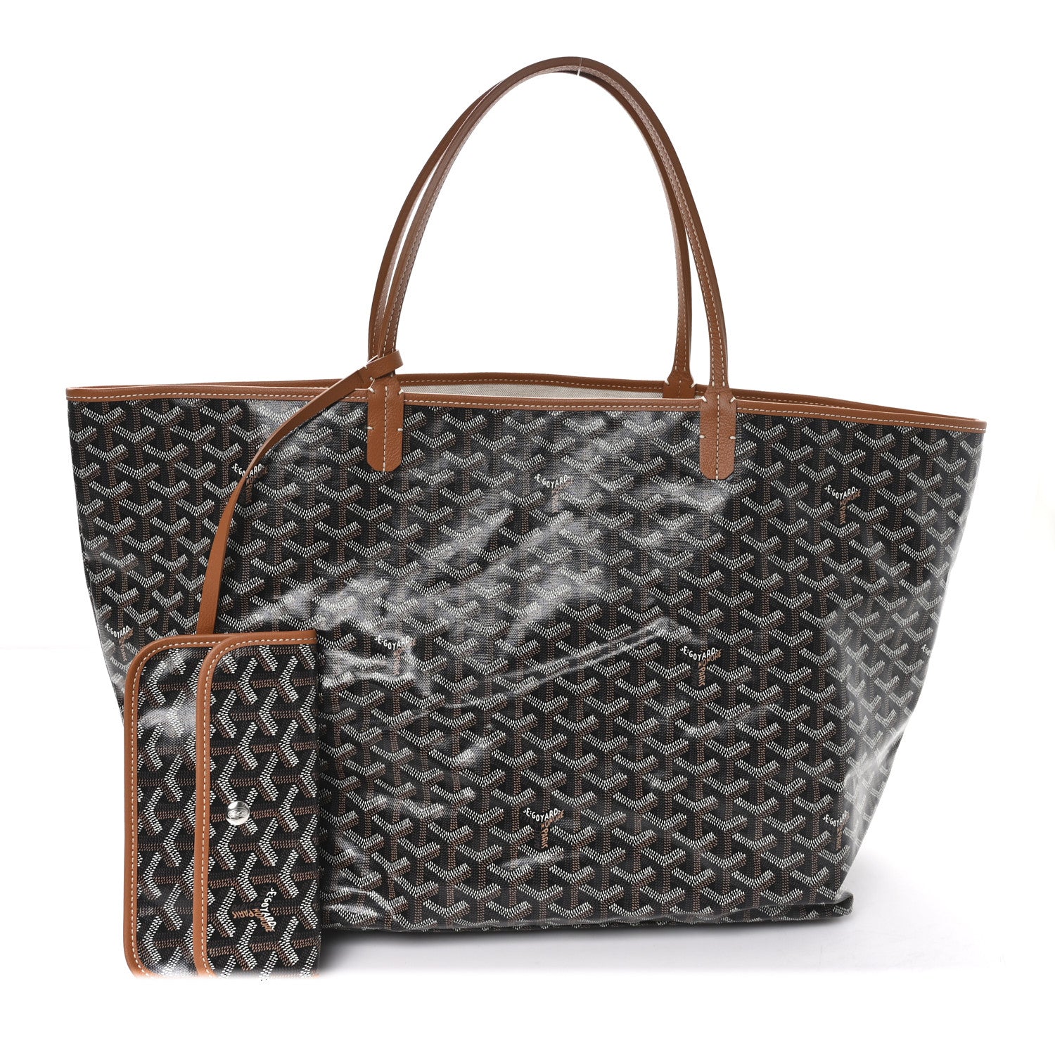Goyard Goyardine Saint Louis GM Black Gold 3 of 11